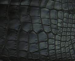 Matte Black Alligator Skin Matte Black Alligator Skin